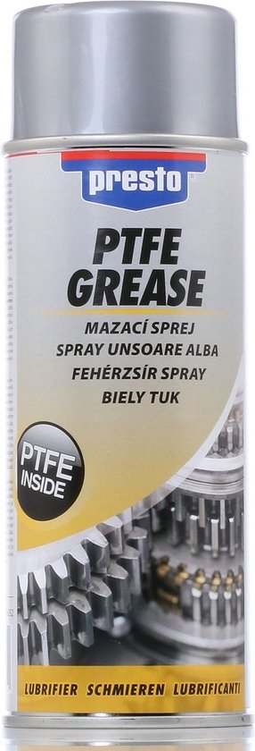 PTFE spray Presto lubricant 400ml