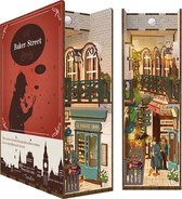 Tonecheer Book Nook: Baker Street | Houten 3D-puzzel | Verlicht | Sensor | DIY-miniatuurhuis | TQ108