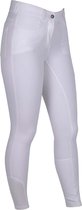 Mondoni Sada High Waist Full Grip Rijbroek - Maat: 44 - Wit - Polyester / Spandex - Paardrijbroek