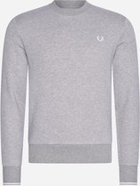Fred Perry - Crew neck Sweatshirt - Grijze Sweater-L