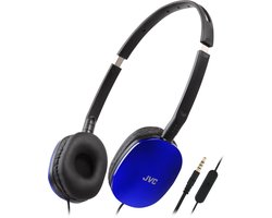 JVC HA-S160M - Vederlichte opvouwbare on-ear hoofdtelefoon - Blauw