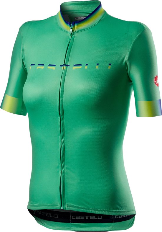 Castelli Fietsshirt korte mouwen Dames Groen  - GRADIENT JERSEY JADE GREEN -   S