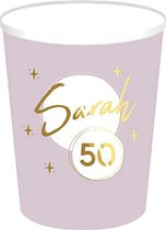 ‘Sarah 50’ Goud & Lila - 8 stuks