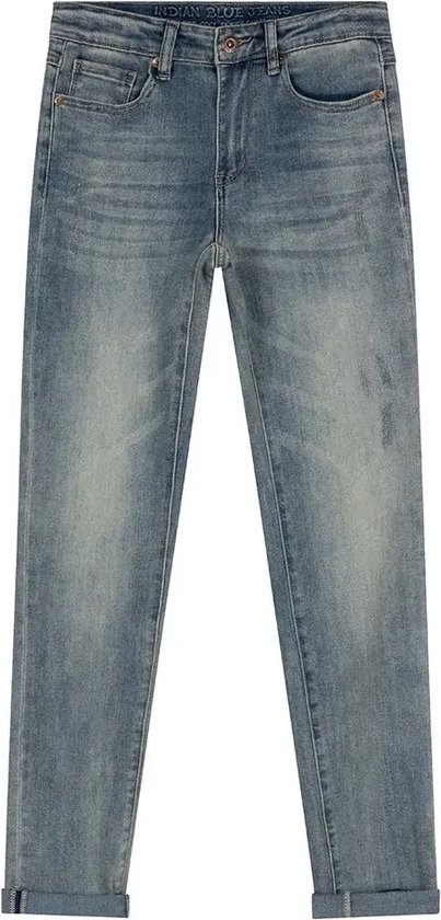 Indian Bluejeans Pantalon Jeans Garçons Blue Robin Used Light Denim - 128