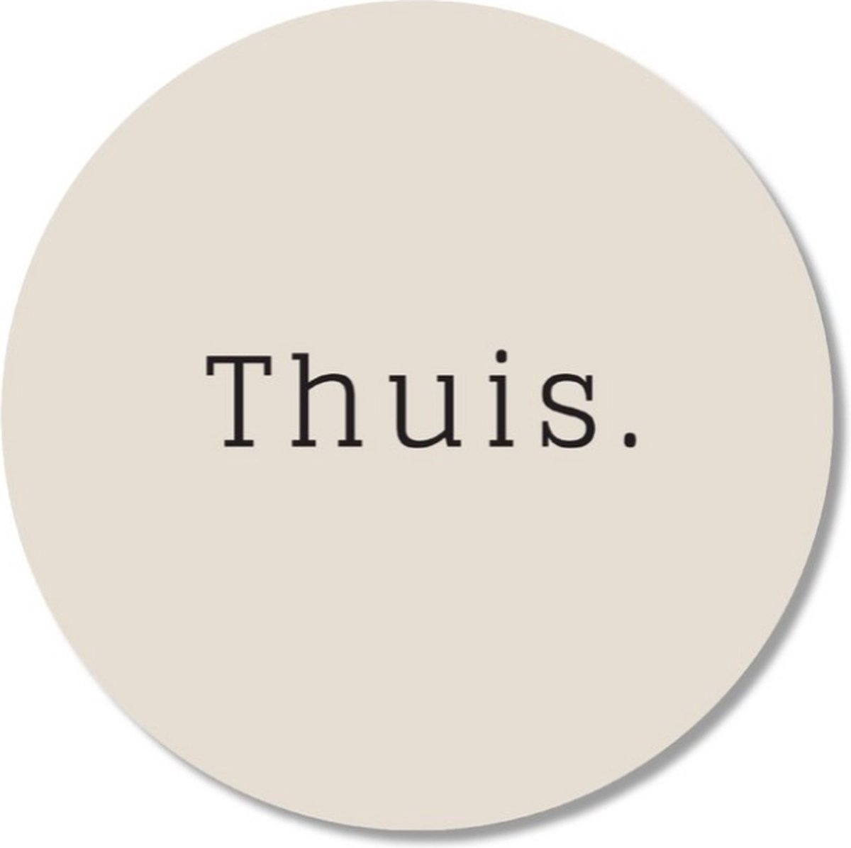 Muurcirkel thuis 20 cm