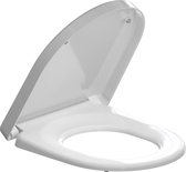 Bol.com Saniclass Closetzitting - quickrelease - softclose - geschikt voor Duravit Starck 3 - wit glanzend aanbieding
