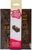 FunCakes Chocolade Decoraties - Kerst - Gold Christmas - Set/12