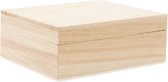 Boîte en bois 13x11,5x5 cm