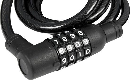Stahlex Fietsslot Kabelslot Cijferslot 10mm x 1m zwart van Stahlex — afbeelding 5