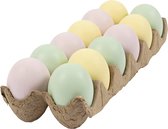 Plastic Eieren Pastel, 12st.
