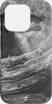 BodyGuardz Carve Marble Magsafe - geschikt voor iPhone 15 Pro - Black/White