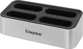 Kingston Externe geheugenkaartlezer / hub USB-C USB 3.2 (Gen 2) Zilver-zwart