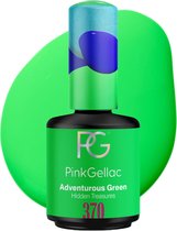 Pink Gellac Groene Gellak Nagellak - Gelnagellak - Gelnagels producten - Gel Nails - 370 Adventurous Green