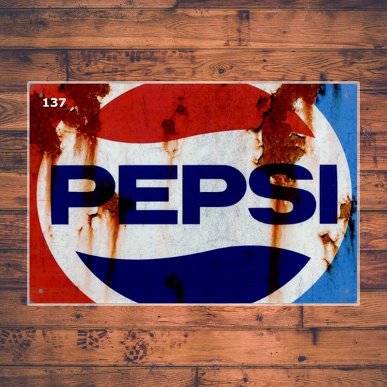 Wandbordje Pepsi