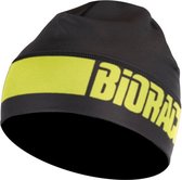 Bioracer Hat Tempest Muts - Zwart/Geel Fiets Helmmuts