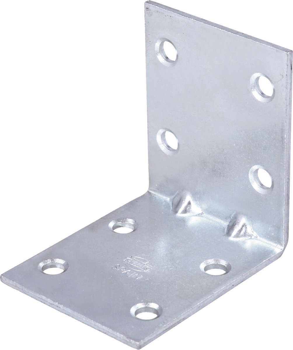 AMIG hoekankers/stoelhoeken - 16x - verzinkt staal - breedte 4cm - lengte 2 x 5cm
