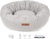 Donut hondenmand Orthopedisch Boucle Grijs S 60cm ook in M & L