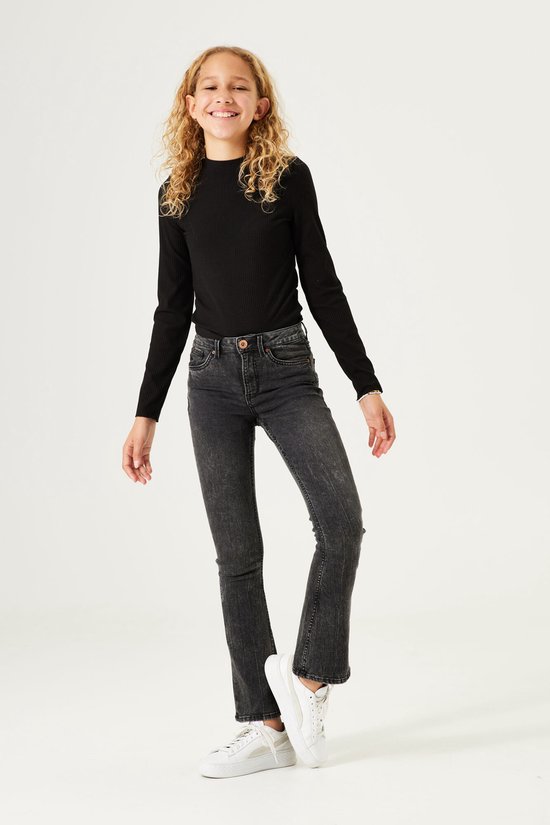 GARCIA Rianna Meisjes Flared Fit Jeans Zwart - Maat 152