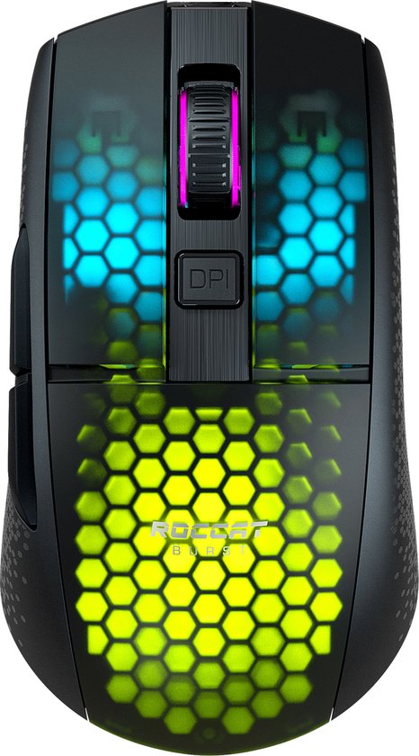 ROCCAT Burst Pro Air - Draadloze Gaming Muis - 19000 DPI - Zwart