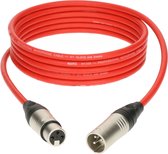 Klotz M1K3FM0750 Microfoonkabel rood 7,5 m - Microfoonkabel