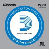 D'Addario PL018 Plain enkele snaar - Enkele snaar voor gitaar
