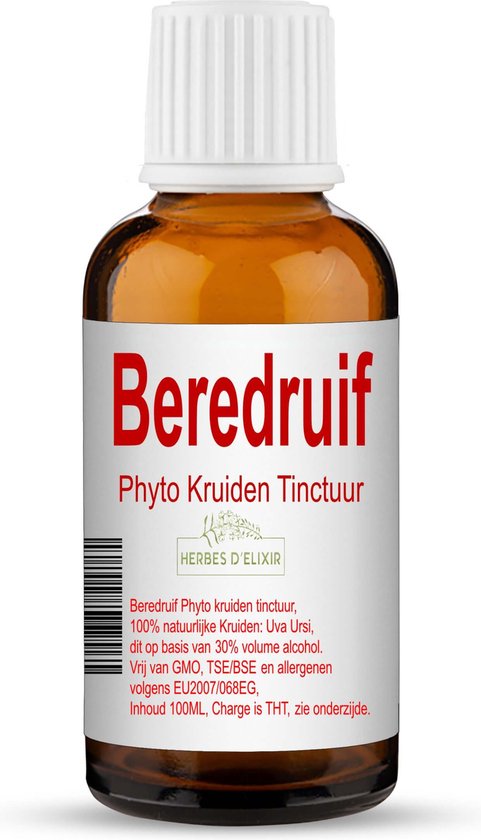 Foto: Herbes d elixir beredruif tinctuur 100 ml natuurlijke extract ondersteund het immuunsysteem