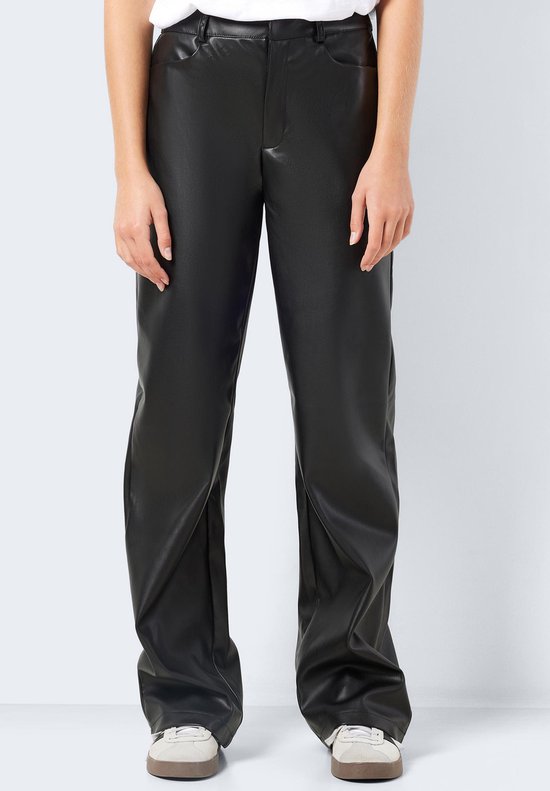 Noisy may Pantalon Nmandy Yolanda Pu Hw Pantalon large Noo 27026066 Noir Femme Taille - S