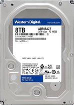 HDD SATA Western Digital 8 To WD Blue 3,5 pouces - 5640 tr/min - 6 Gb/s - 128 Mo de cache MPN : WD80EAZZ