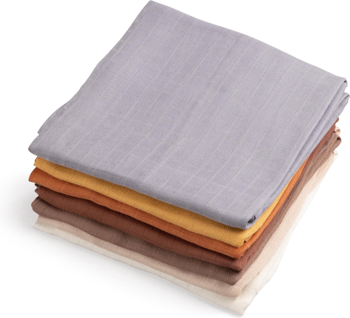 Goedkoopste Sebra Builders Teeny Toes Hydrofiel Handdoek 75x75 Set Van 7