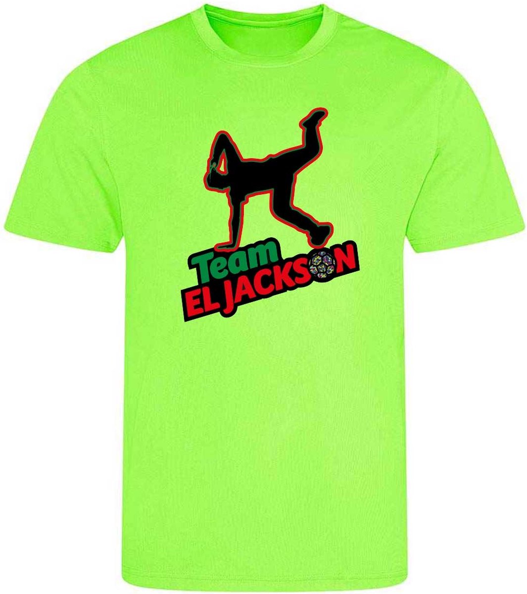 El Jackson T-Shirt - PISTACHE GREEN - (164-XXL) - VOETBALSHIRT - SPORTSHIRT