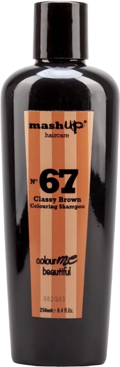 mashUp haircare Colour Me Beautiful N° 67 Classy Brown Colouring Shampoo 250ml