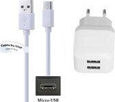 2.1A lader + 0,5m Micro USB kabel. Oplader adapter geschikt voor o.a. Kobo eReader Nia, Clara HD, Forma, Glo, Libra H2O Touch, Touch 2, Vox (Niet voor Kobo model Wifi)