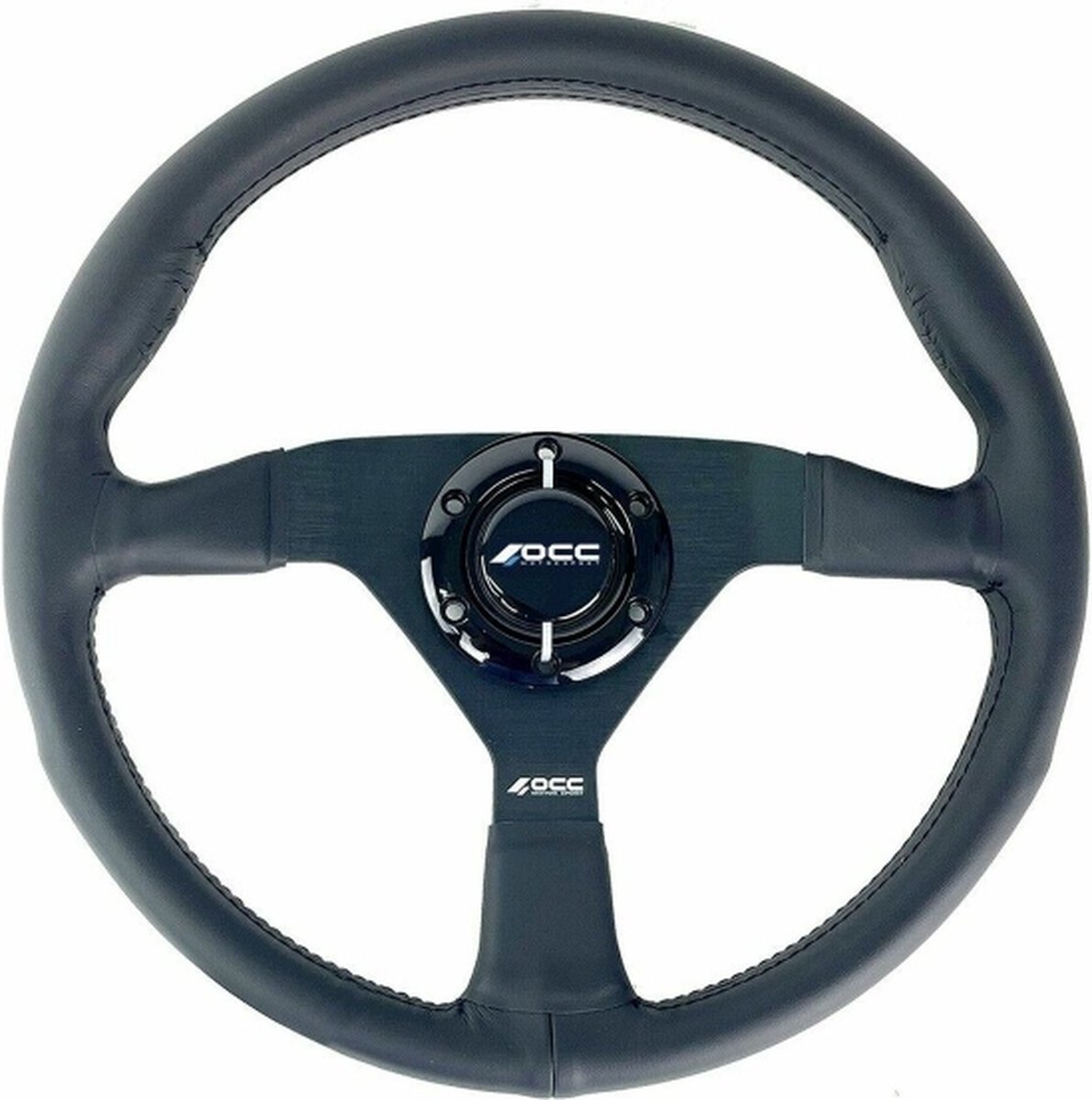 Goedkoopste Race stuurwiel OCC Motorsport OCCVOL014 Zwart Leer 350 mm