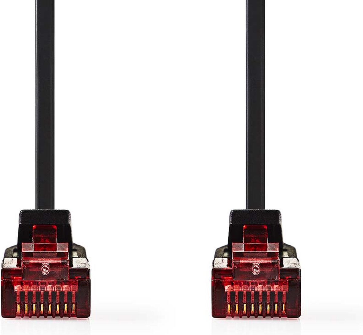 Nedis CCGL85215BK20 CAT6-kabel RJ45 Male RJ4 netwerkkabel Zwart 2 m