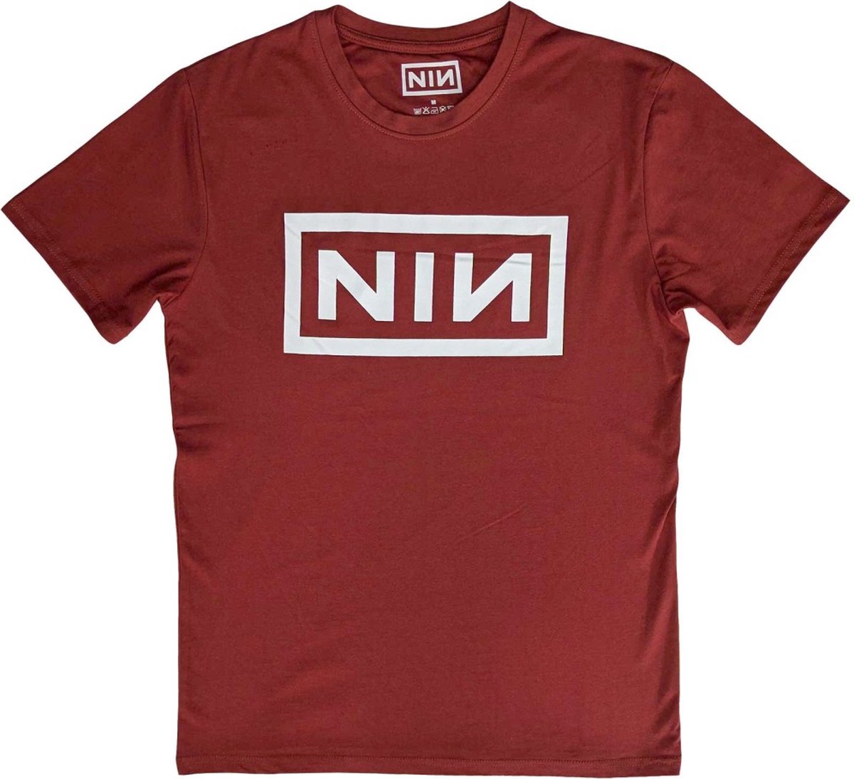 Nine Inch Nails - Classic Logo Heren Tshirt - S - Rood