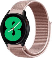 By Qubix Sport Loop nylon bandje - Zacht roze - Xiaomi Mi Watch - Xiaomi Watch S1 - S1 Pro - S1 Active - Watch S2