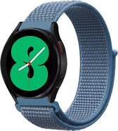 By Qubix Sport Loop nylon bandje - Denim blauw - Xiaomi Mi Watch - Xiaomi Watch S1 - S1 Pro - S1 Active - Watch S2