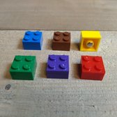 Magneten Bricks - sterke koelkastmagneetjes - leuk voor op magneetbord