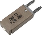 Hansor Circuit Breaker Mini, type 3. Manual Reset, 7,5A CBA3 Series 7,5A Zekeringautomaat standaard vlakzekering 7.5 A