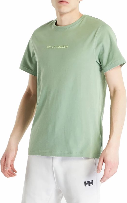 Helly Hansen Core Graphic casual t-shirt heren groen