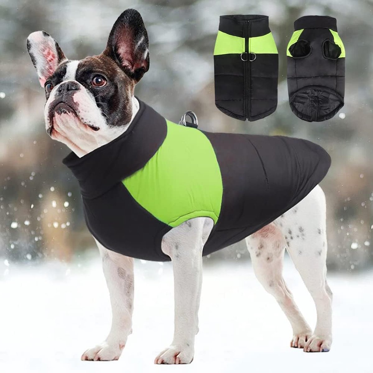 Acheter Vêtements imperméables pour chiens de petite, moyenne et grande  taille, manteau d'hiver réfléchissant avec harnais, vêtements chauds pour  animaux de compagnie, veste pour gros chien, Costume de bouledogue du  Labrador