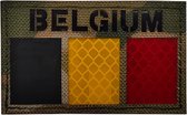 Infra Rood Patch - België - Belgium - Mulitcam - Klittenband Velcro - Leger IR