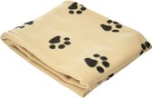 huisdierdeken voor hond of kat, zachte afwerking, zware winterdeken, fleece deken gezellig kattenbed 150 x 100 cm