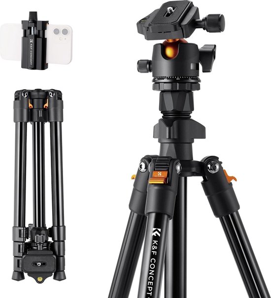 camerastatief - Camera Statief / Aluminium Reisstatief | bol