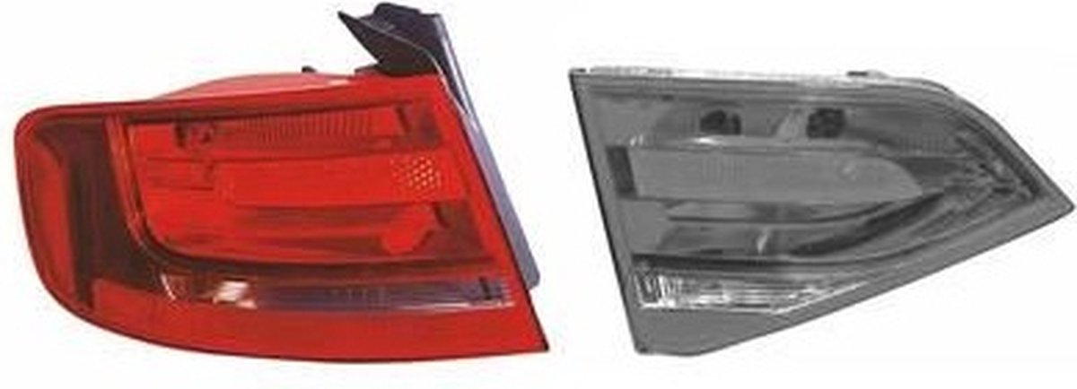 VanWezel 0327931 - Verre extérieur feu arrière gauche pour Audi A4 de 2008 au 02/2012