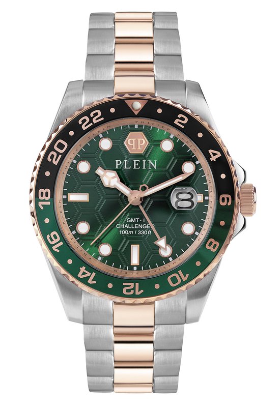 Philipp Plein GMT-I Challenger PWYBA0623 Horloge - Staal - Multi - Ø 44 mm