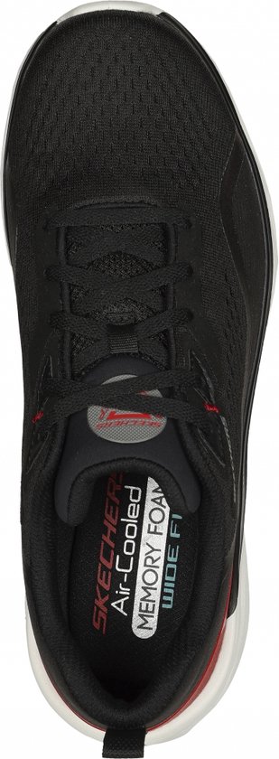 Skechers Glide Step Swift - Midio 232636-BKRD, Homme, Zwart, Chaussures de course, taille: 45