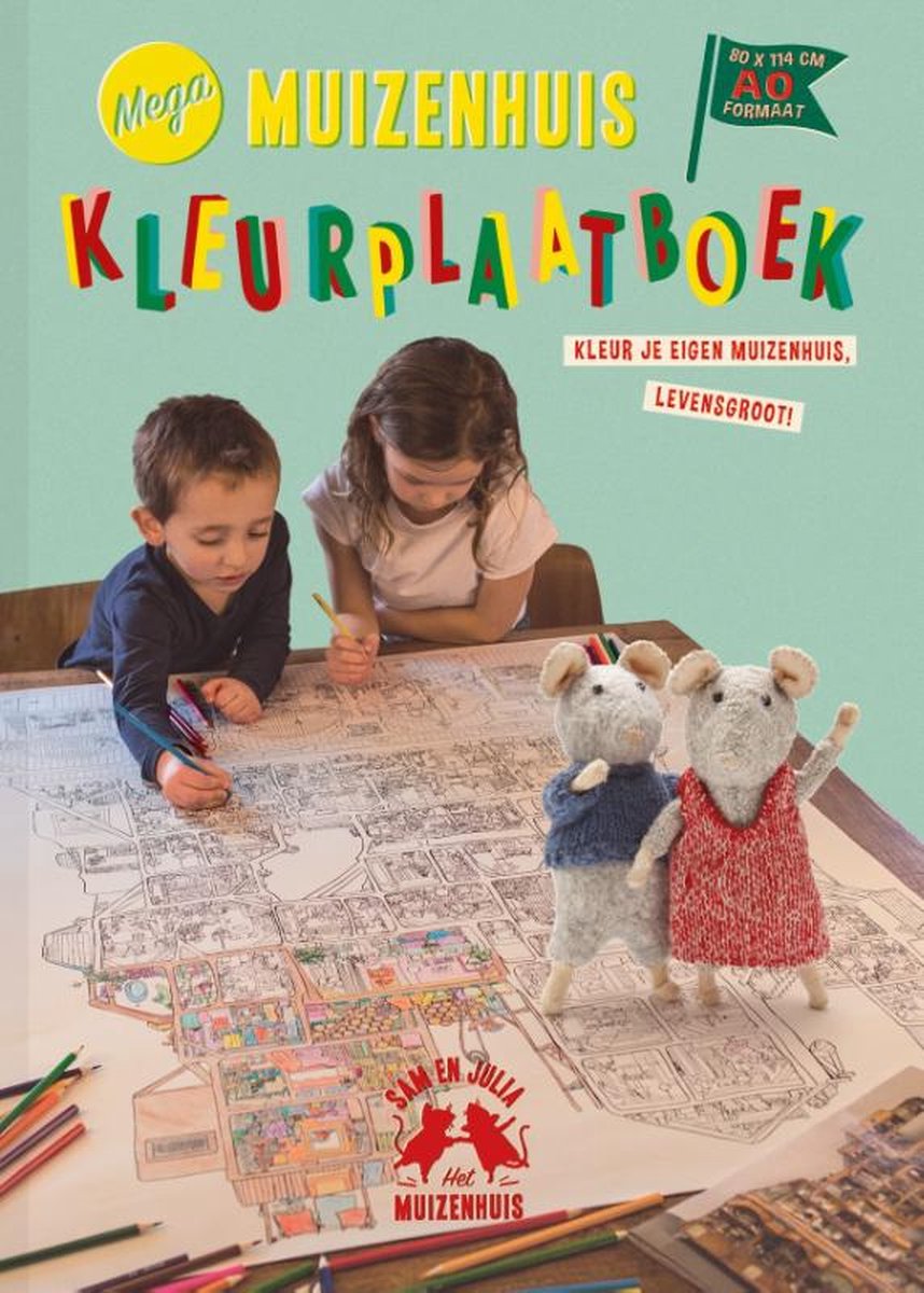 Het Muizenhuis - Mega Muizenhuis Kleurplaatboek, Karina Schaapman ...