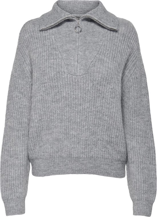 ONLY ONLBAKER L/S ZIP PULLOVER KNT NOOS Dames Trui