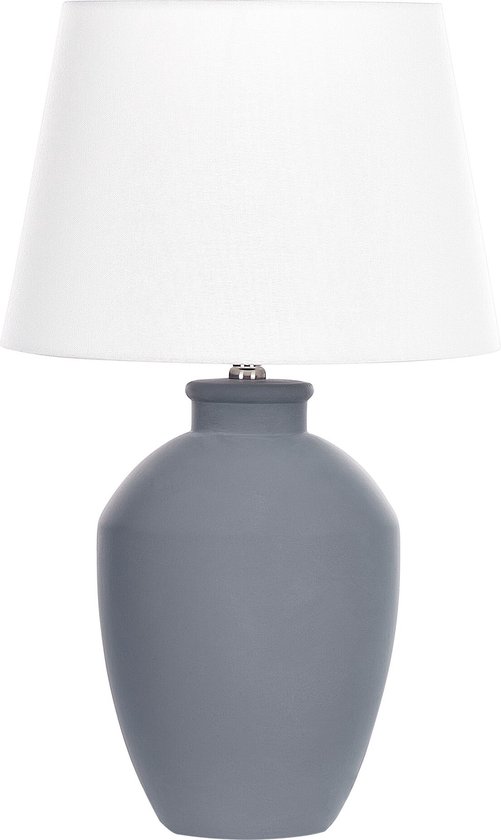 ARCOS - Lampe de table - Grijs - Céramique